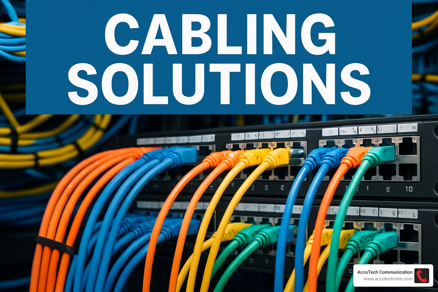 structured cabling system with labeled subsystems - cabling solutions