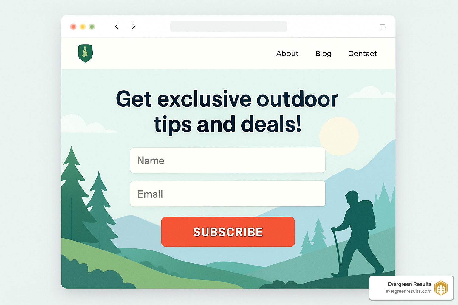 high converting email signup form - email marketing