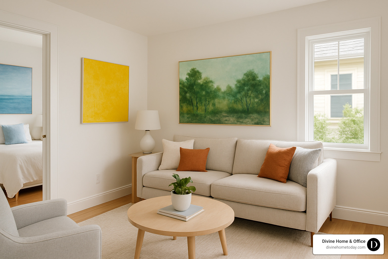color psychology in home staging - Artistic home staging