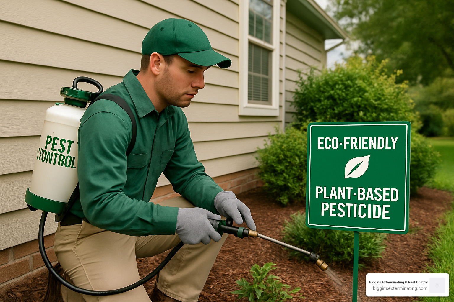 Eco-friendly pest control application focusing on targeted treatment - North Reading Pest Control