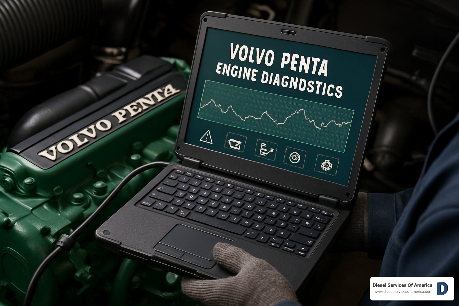 forced regeneration process on Volvo Penta diesel engine - Volvo Penta engine diagnostics