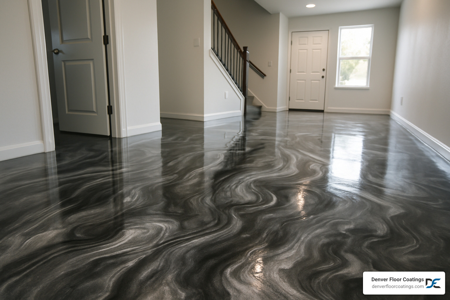 metallic epoxy floor - Low maintenance flooring options metallic epoxy floor - Low maintenance flooring options