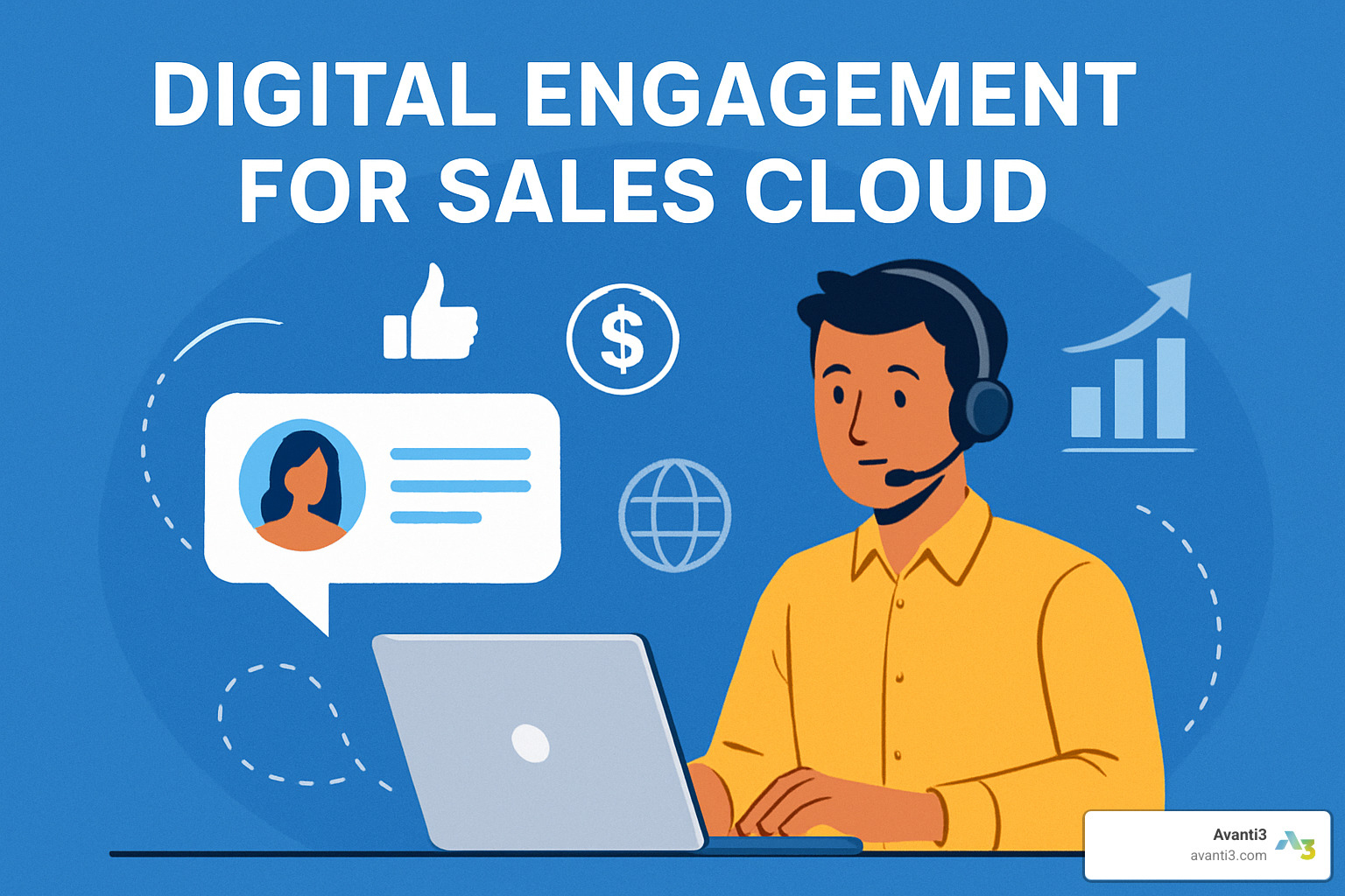 ROI dashboard showing key metrics for digital engagement implementation - digital engagement for sales cloud