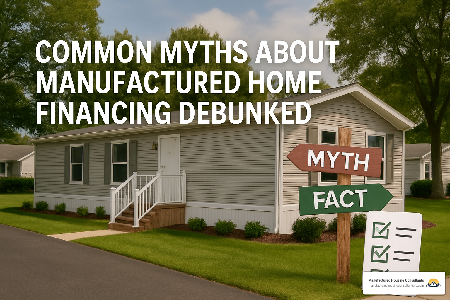Common myths about manufactured home financing debunked - will fha finance a manufactured home