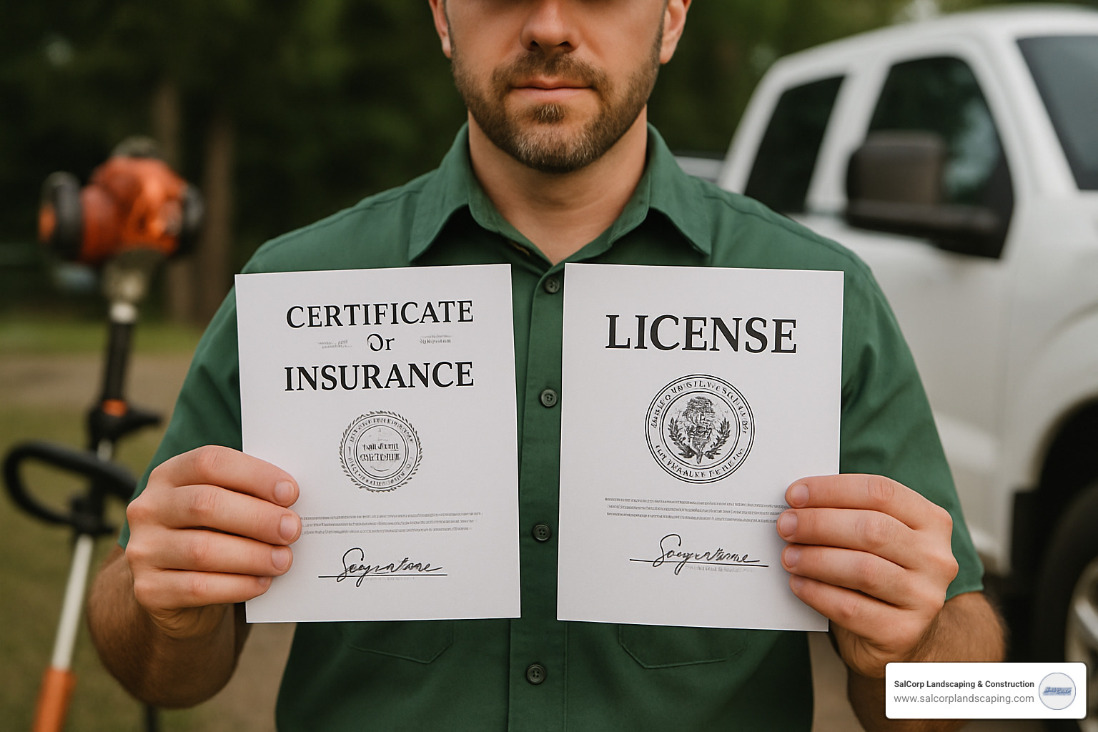 Insurance and licensing certificates for landscape contractors - Landscape Contractors Near Me