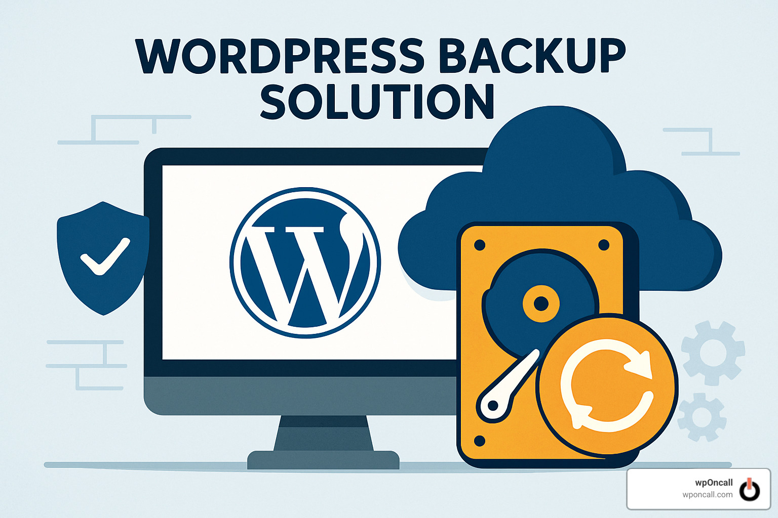 hosting control panel backup interface - wordpress backup solution