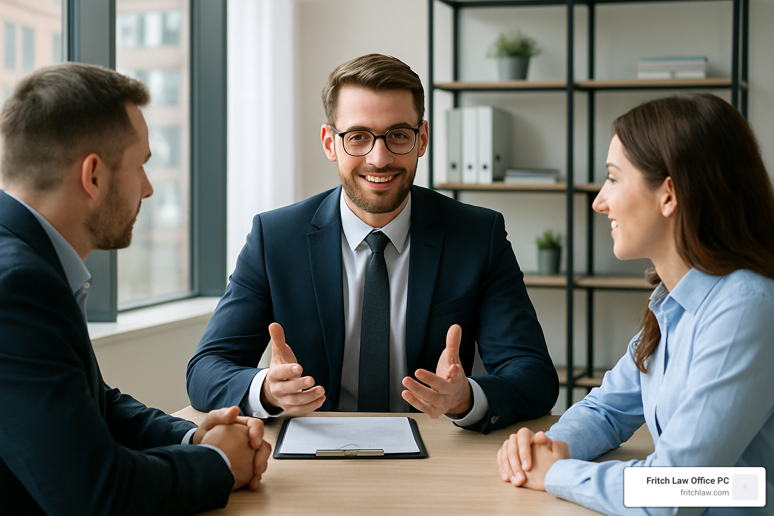 mediator facilitating discussion between employee and employer - employment law services