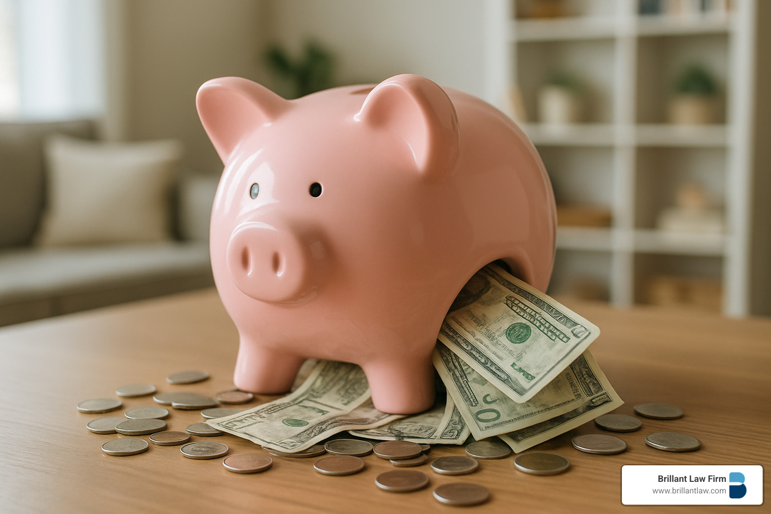 4fa882ce72bb00b32daf920465e5976e58608da4 The Price of Peace: Understanding Living Trust Costs Discover how much does it cost to setup a living trust in California. Compare fees, avoid probate, and plan your estate with confidence. Piggy bank with money draining out representing ongoing trust costs - how much does it cost to setup a living trust