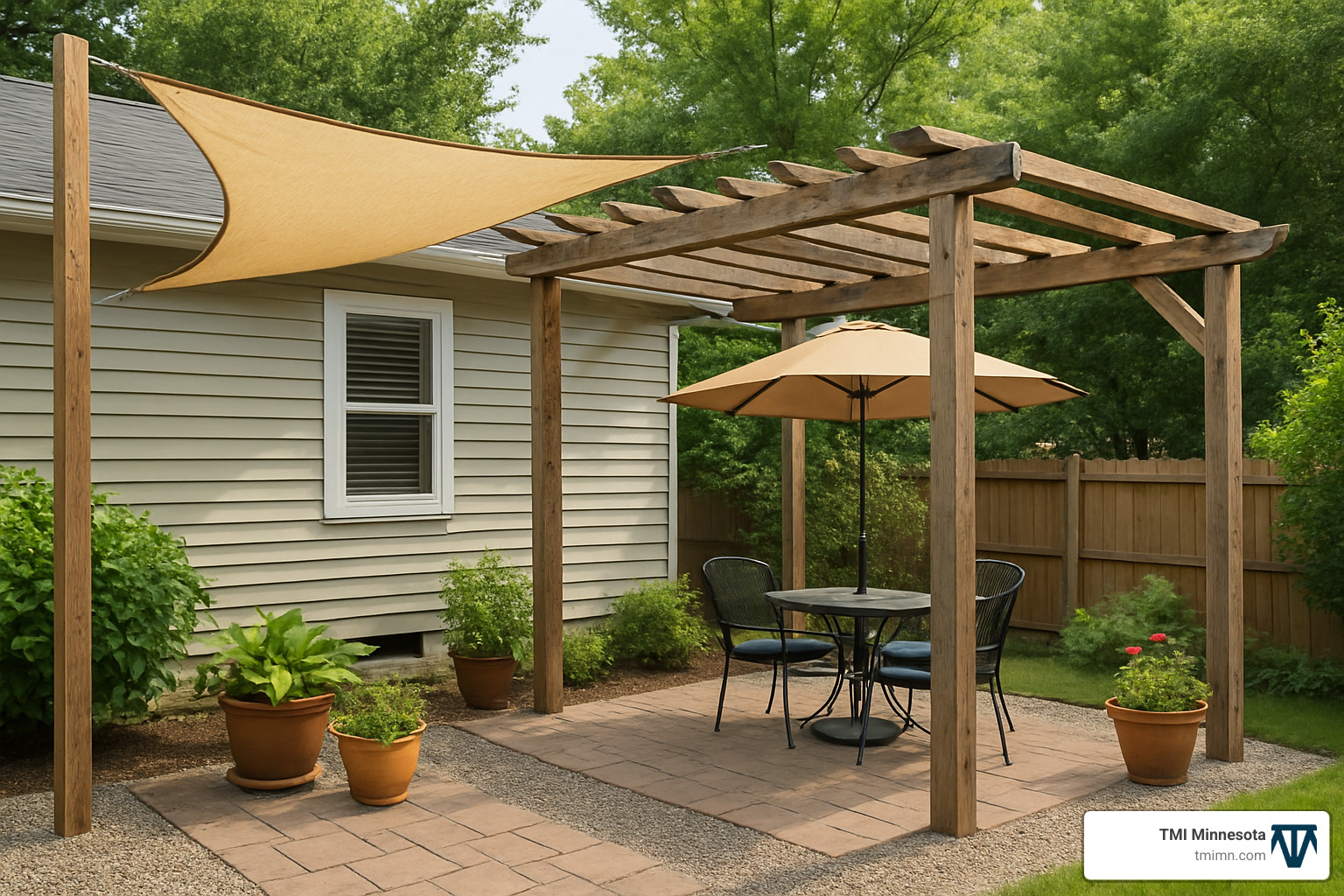 budget-friendly shade solutions for patios - Backyard patio ideas
