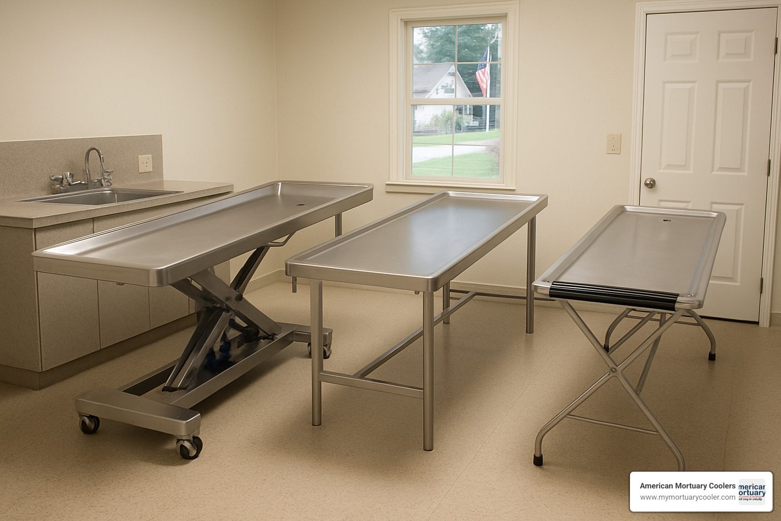 different types of embalming tables - embalming table