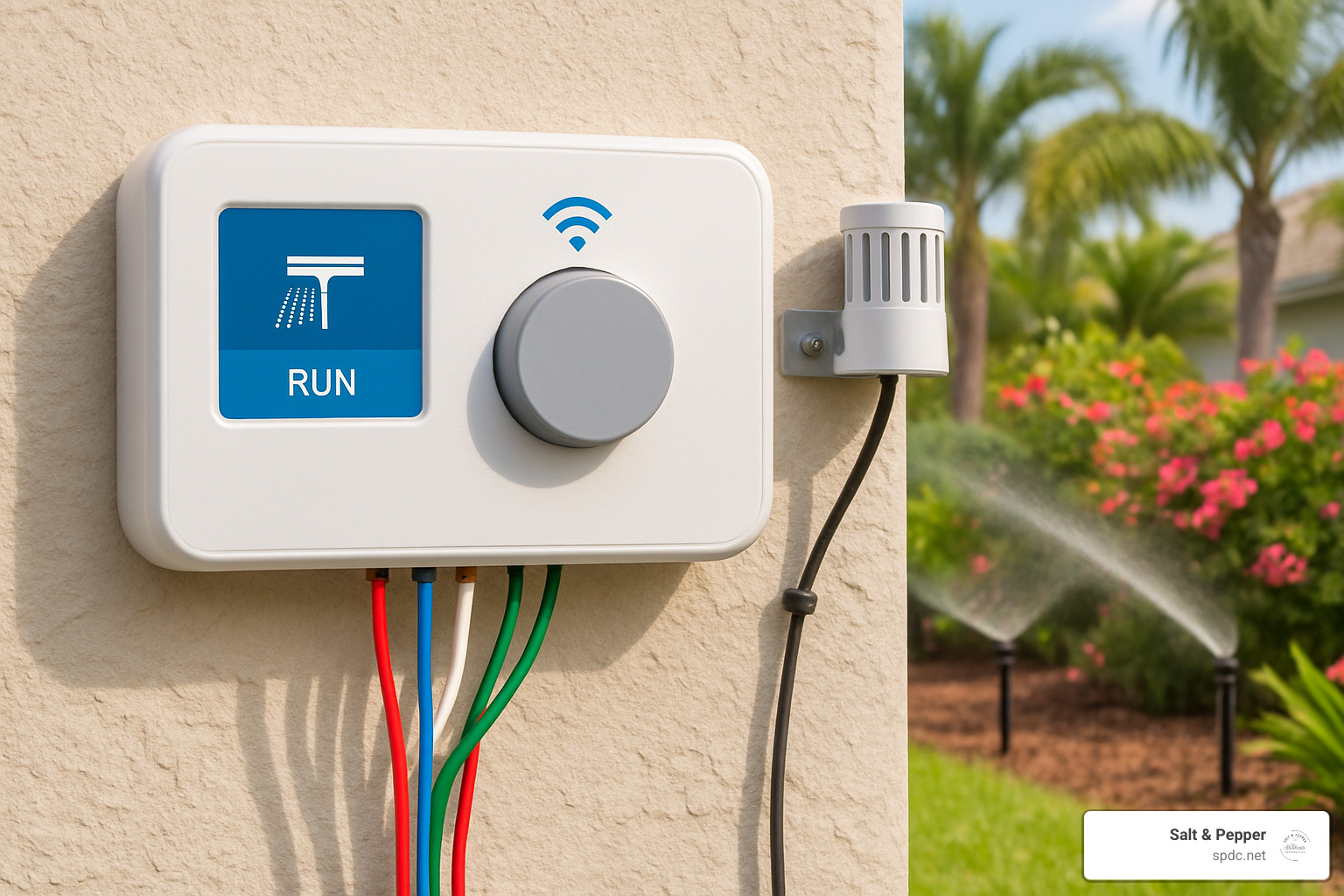 smart irrigation system with rain sensor - landscaping tampa