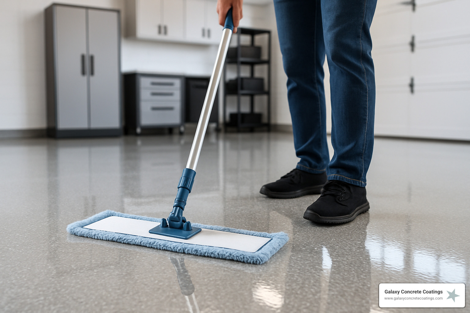 cleaning polyaspartic floor coating - High-traffic area flooring