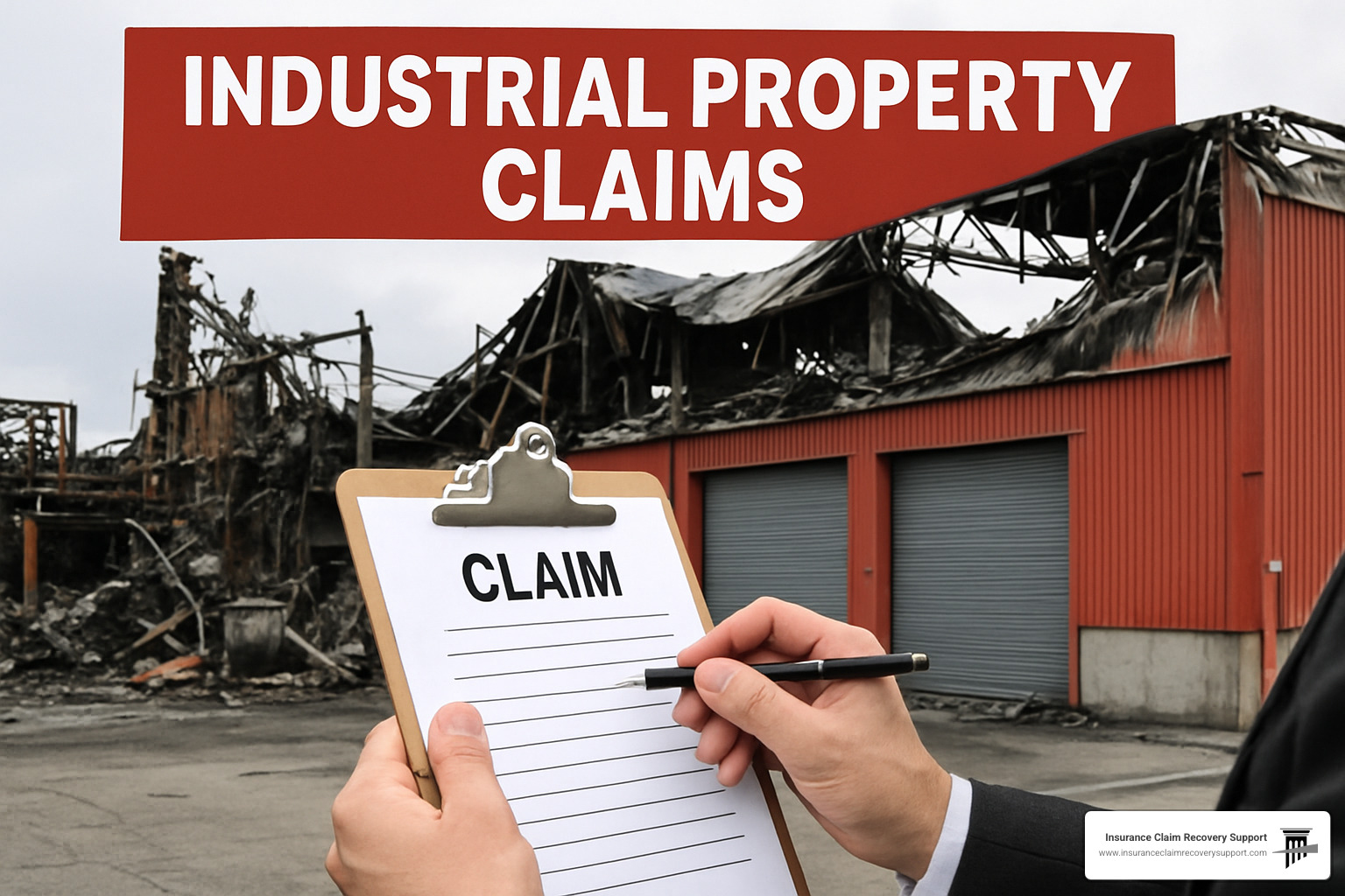 upgraded industrial fire suppression system with smart sensors - industrial property claims