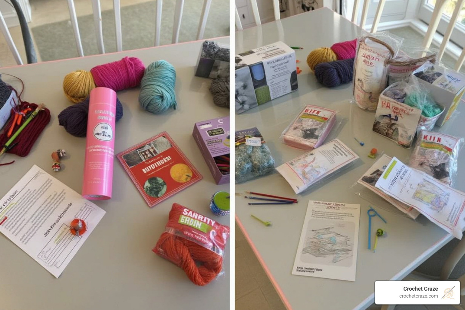 comparison of beginner knitting kits - purl soho learn to knit