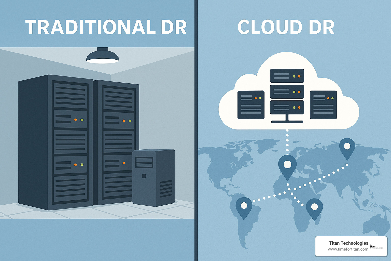 Comparison of traditional and cloud disaster recovery approaches - cloud based disaster recovery plan