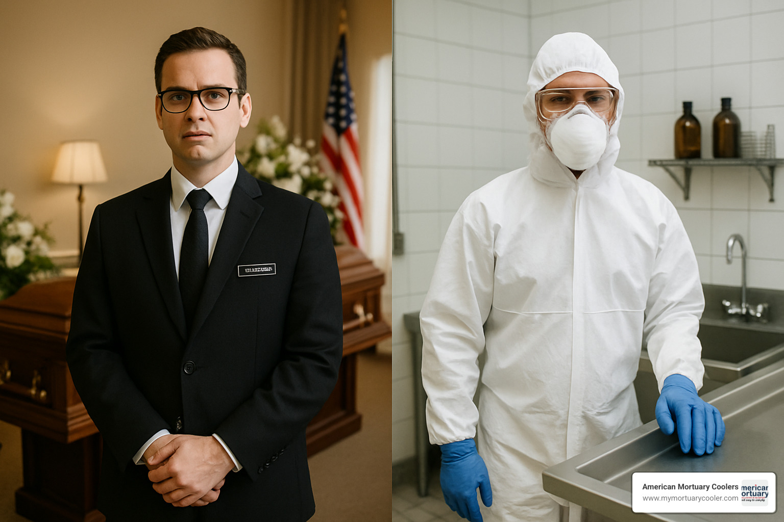 Duty-specific funeral director apparel - funeral director clothing apparel