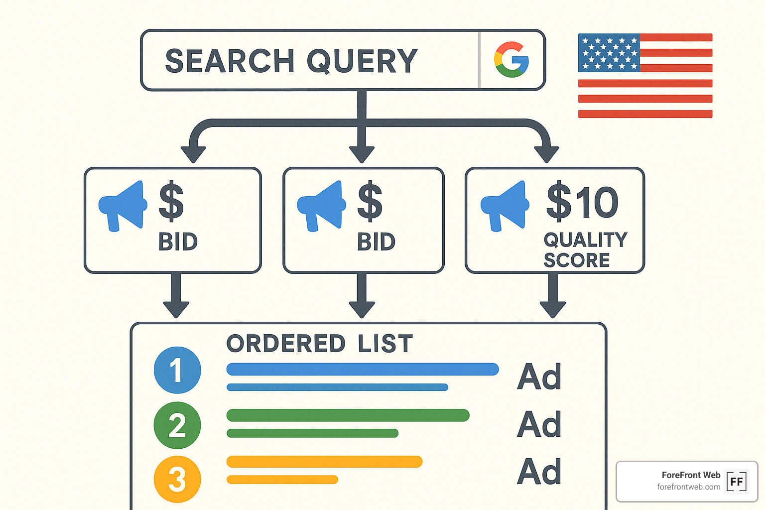 google ads auction process - google ppc marketing
