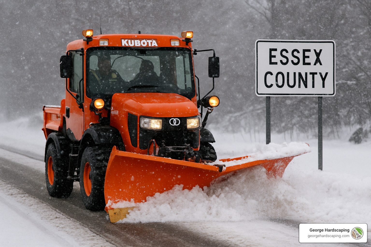 snow removal equipment fleet in Essex County - Essex County snow removal