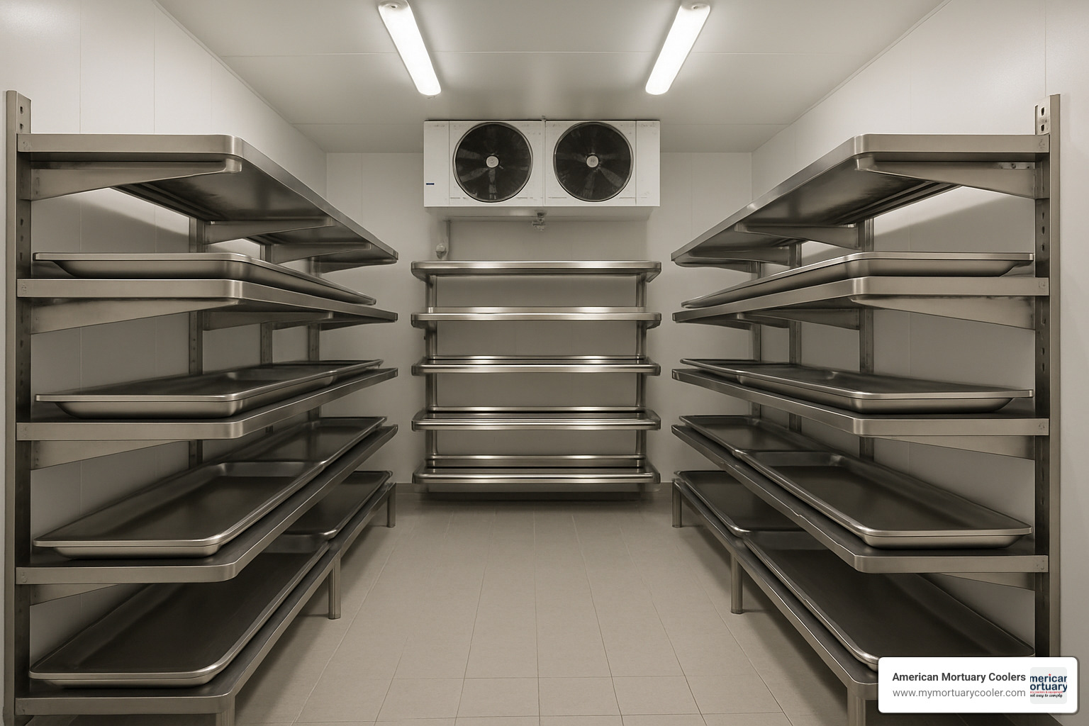 cantilever rack system for morgue refrigeration - morgue-refrigeration-solution