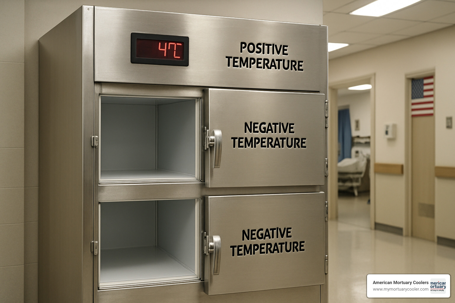 dual temperature morgue refrigeration unit - morgue-refrigeration-solution