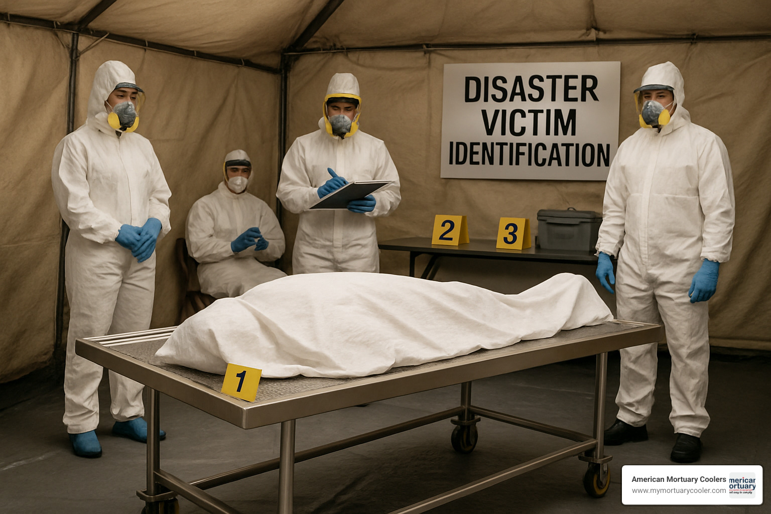disaster victim identification field table - MORGUE TABLE