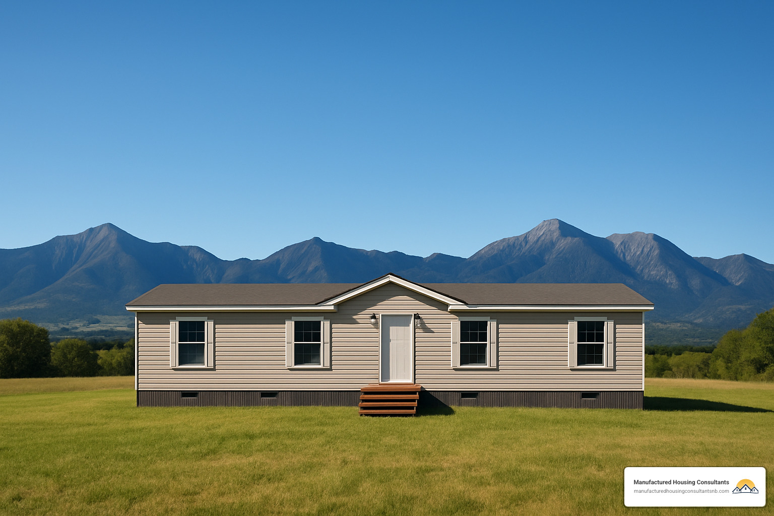 Rural mobile home on large property with mountain views - repo mobile homes with land for sale