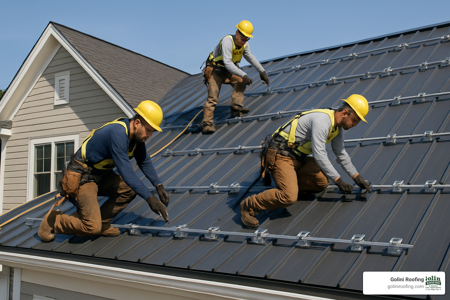 solar-ready metal roof installation - roof repair and replacement