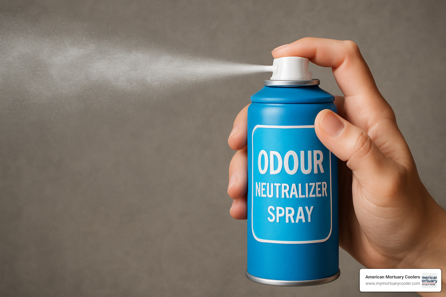 Lineup of odour neutralizer sprays: Febreze, NeutrOlene, Nilodor, Fresh Wave, ONA, OdoBan, Oderase - odour neutralizer spray