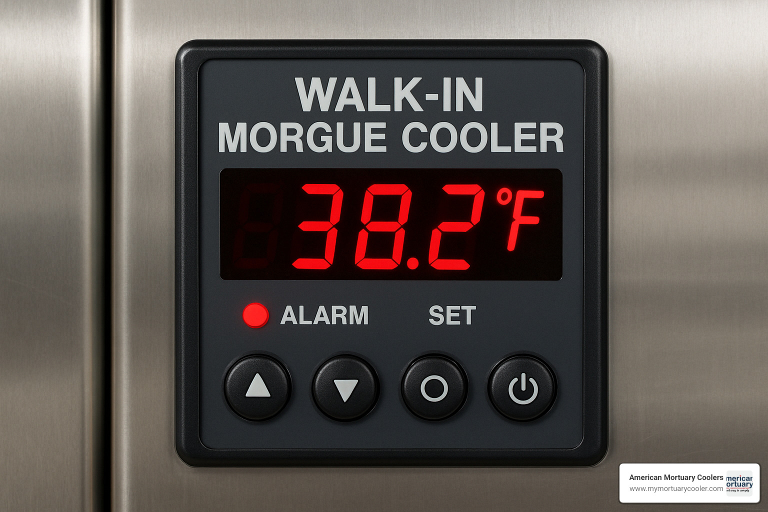 digital control panel for walk-in morgue cooler - walk-in morgue cooler