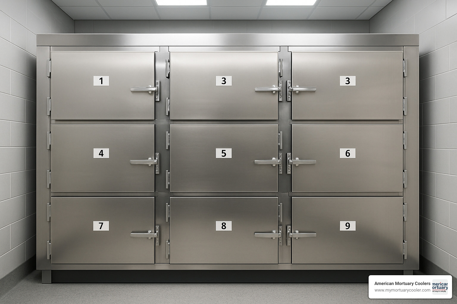 Morgue refrigeration system with multiple compartments - csi jewett