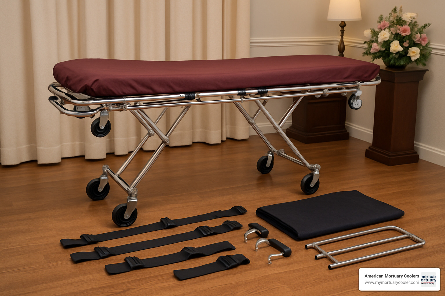 mortuary stretcher accessories bundle - MORTUARY STRETCHER
