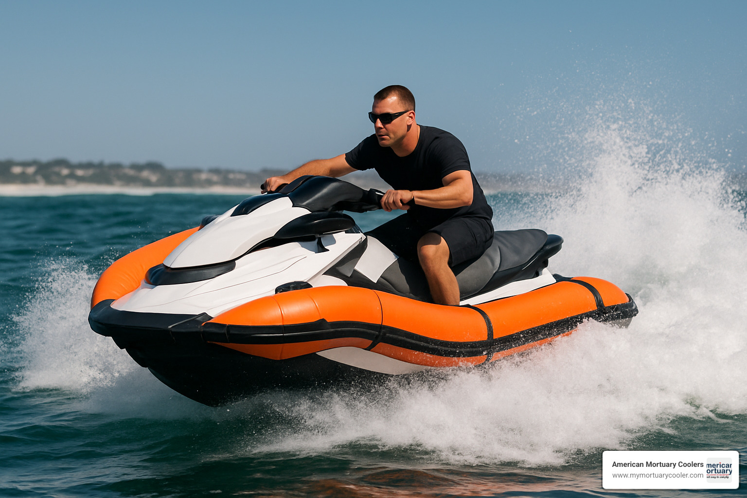 jet-ski with flotation collar riding surf - flotation collar jet-ski with flotation collar riding surf - flotation collar