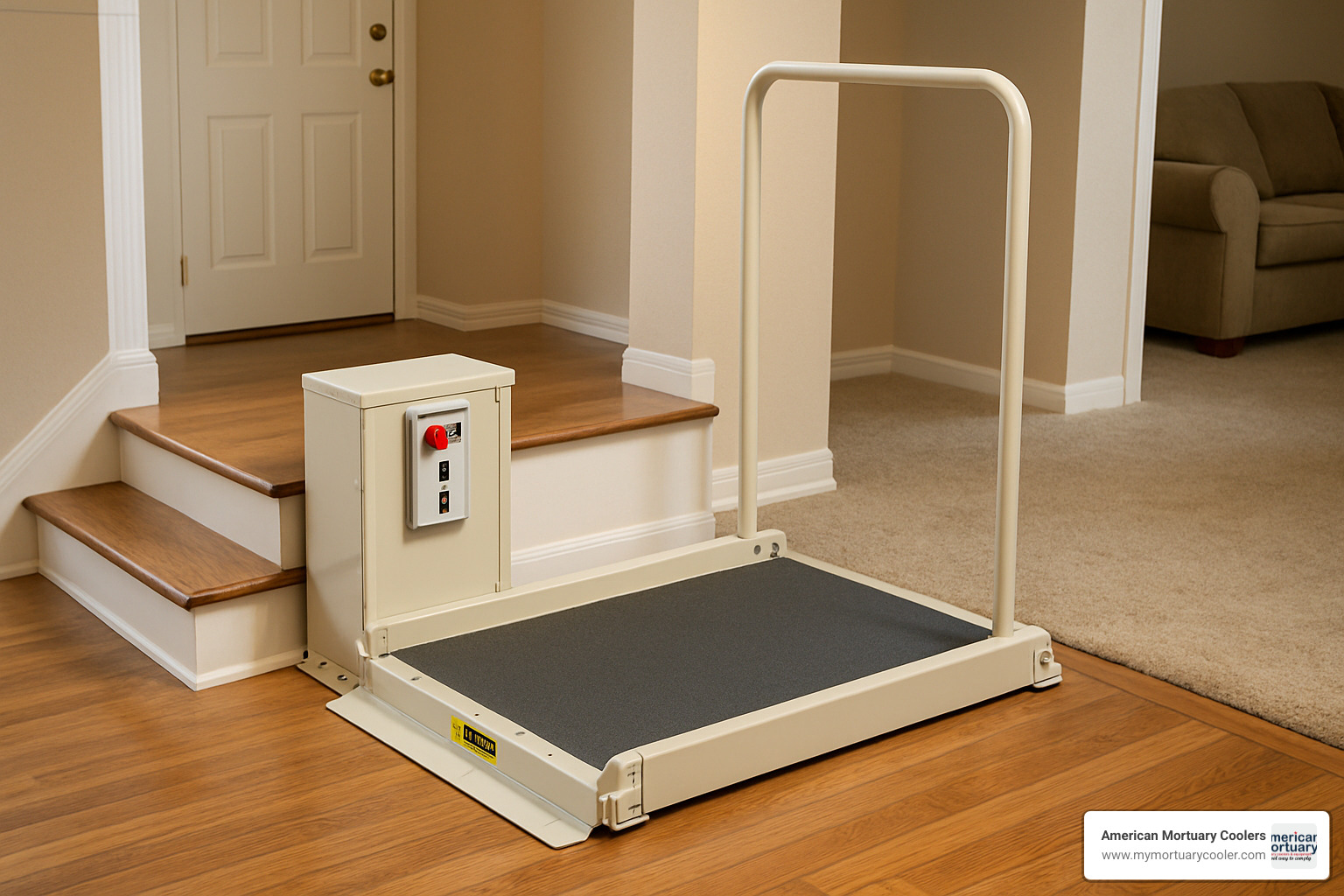 low profile portable step lift platform - portable step lift