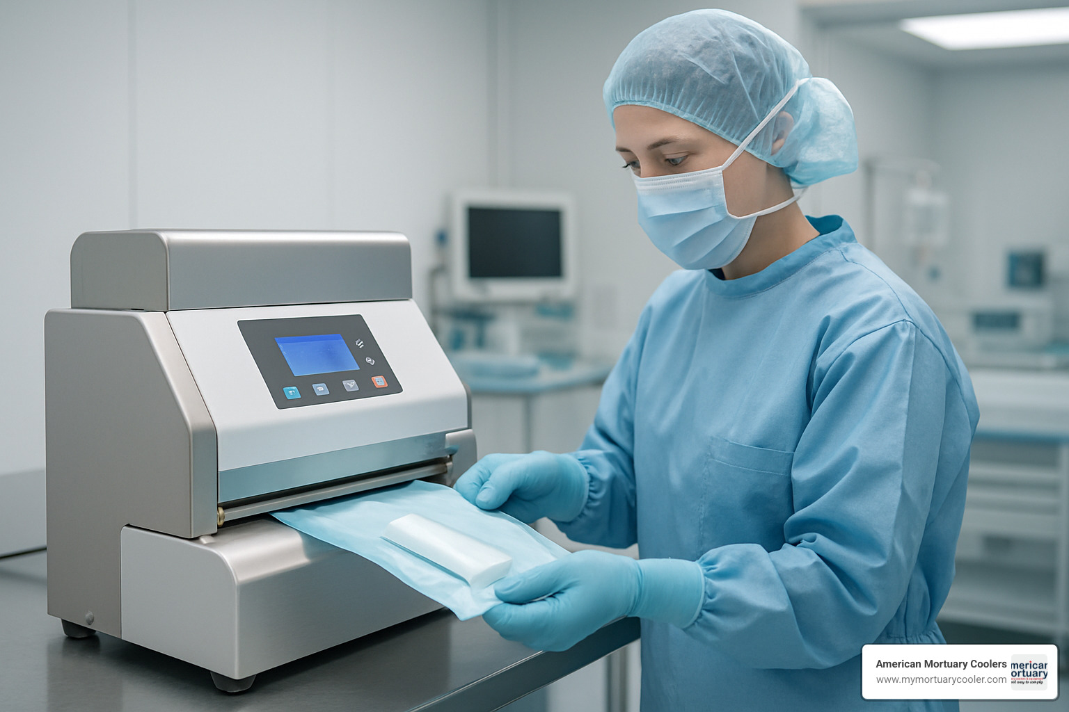 Medical heat sealer in cleanroom environment - medical heat sealer