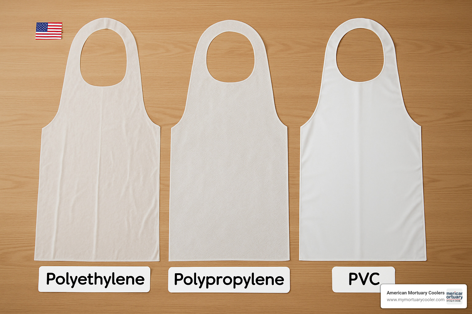 Different types of plastic apron materials - plastic aprons