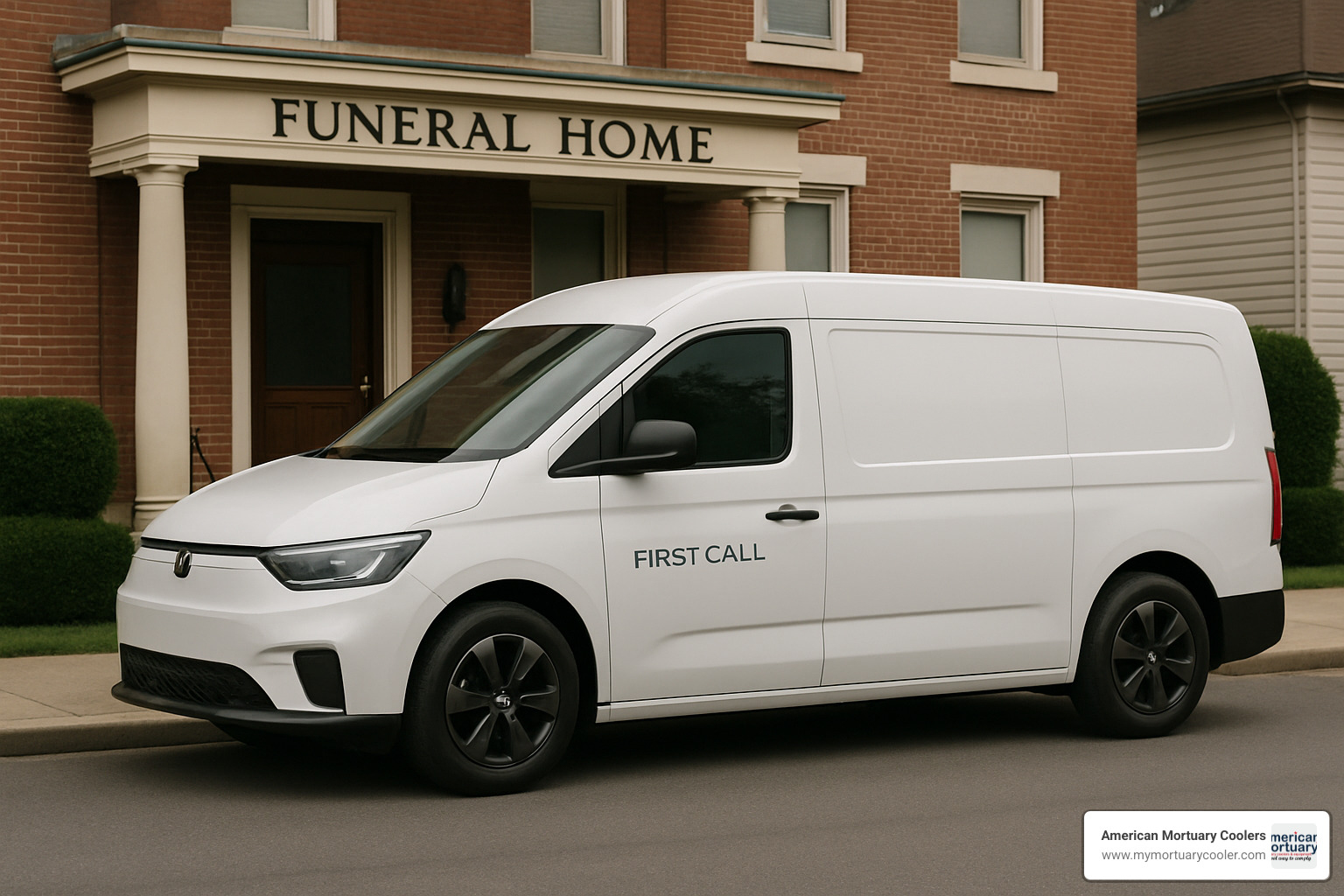 electric first call van prototype - first call van