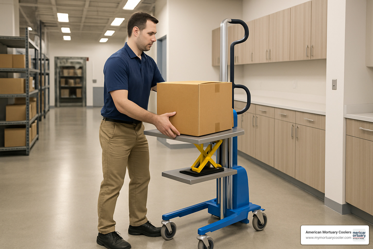 Ergonomic benefits of using a trolley with lift in a workplace setting - trolley with lift Ergonomic benefits of using a trolley with lift in a workplace setting - trolley with lift