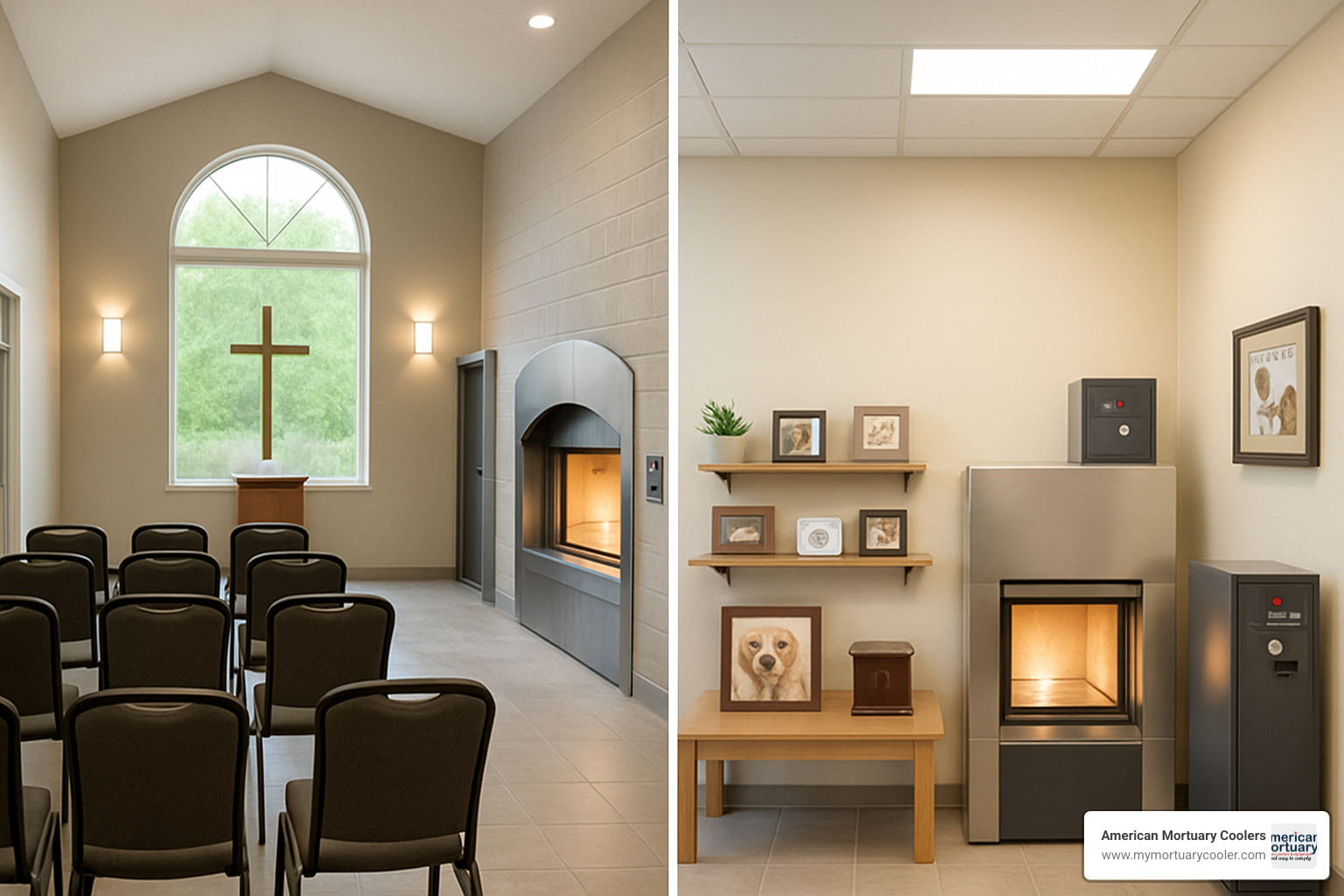 Different cremation business models showing human and pet cremation facilities - how much does it cost to start a cremation business