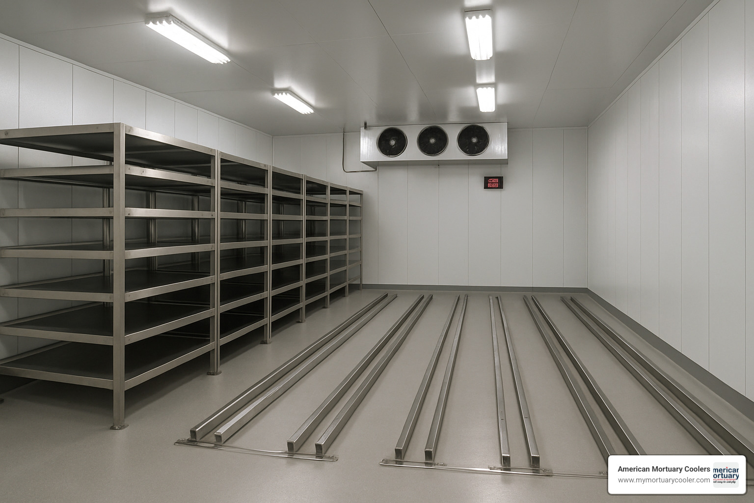 500-body mortuary facility - 100 Body Mortuary Cooler