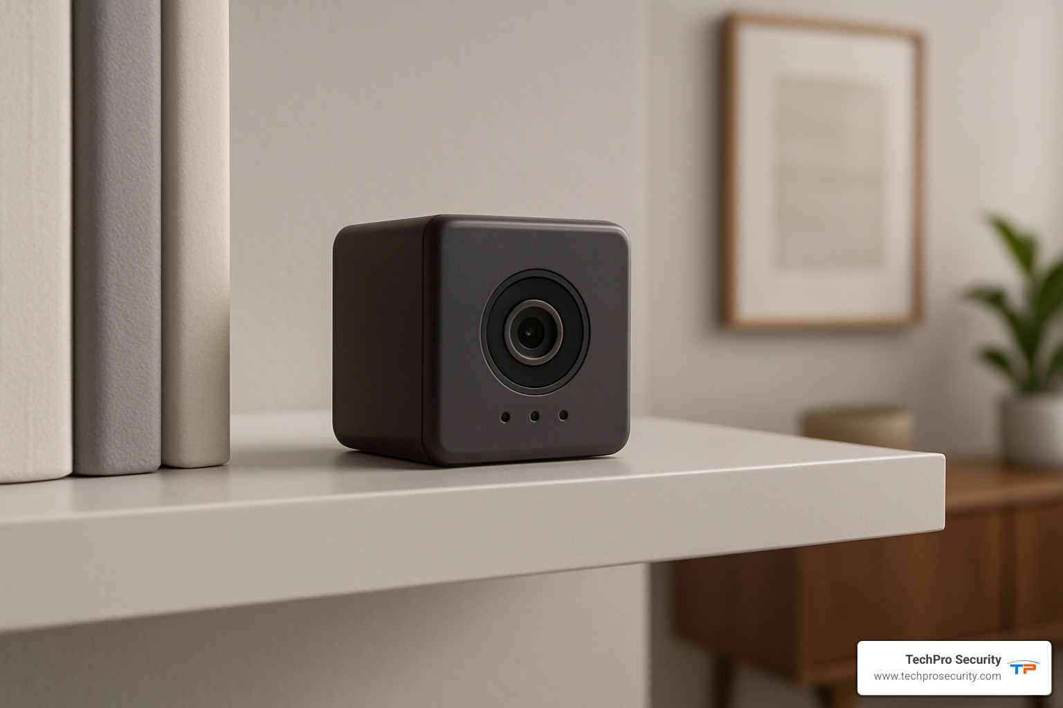 Mini cube infrared security camera with invisible LEDs - infrared security cameras