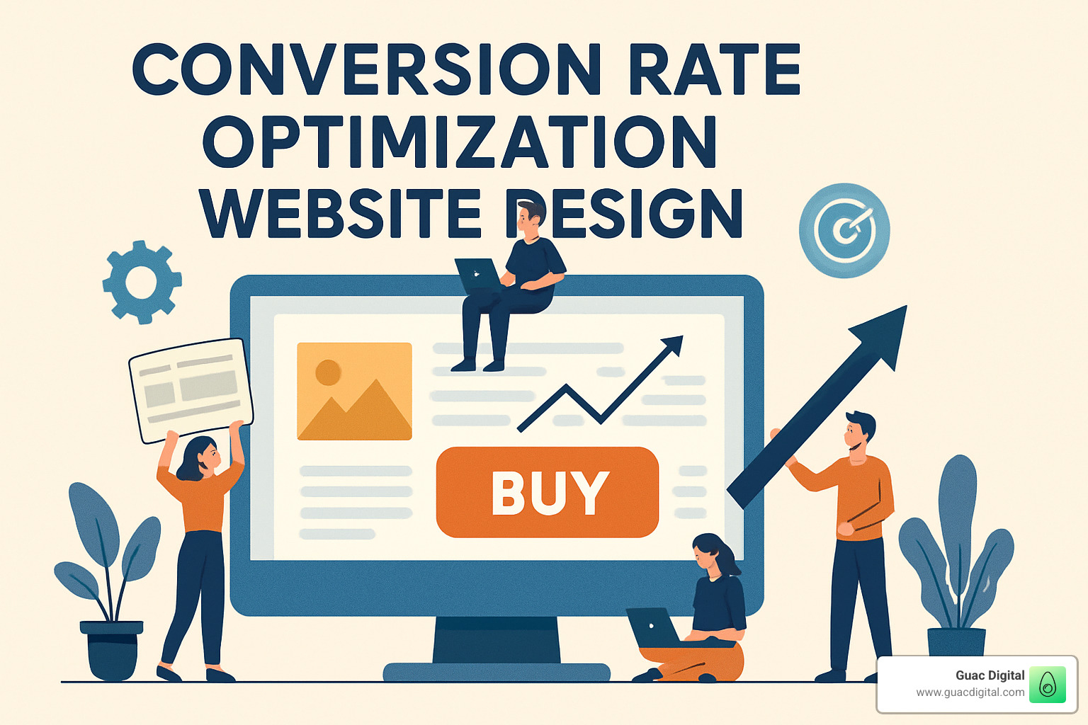 Website heatmap showing where users click most frequently - conversion rate optimization website design