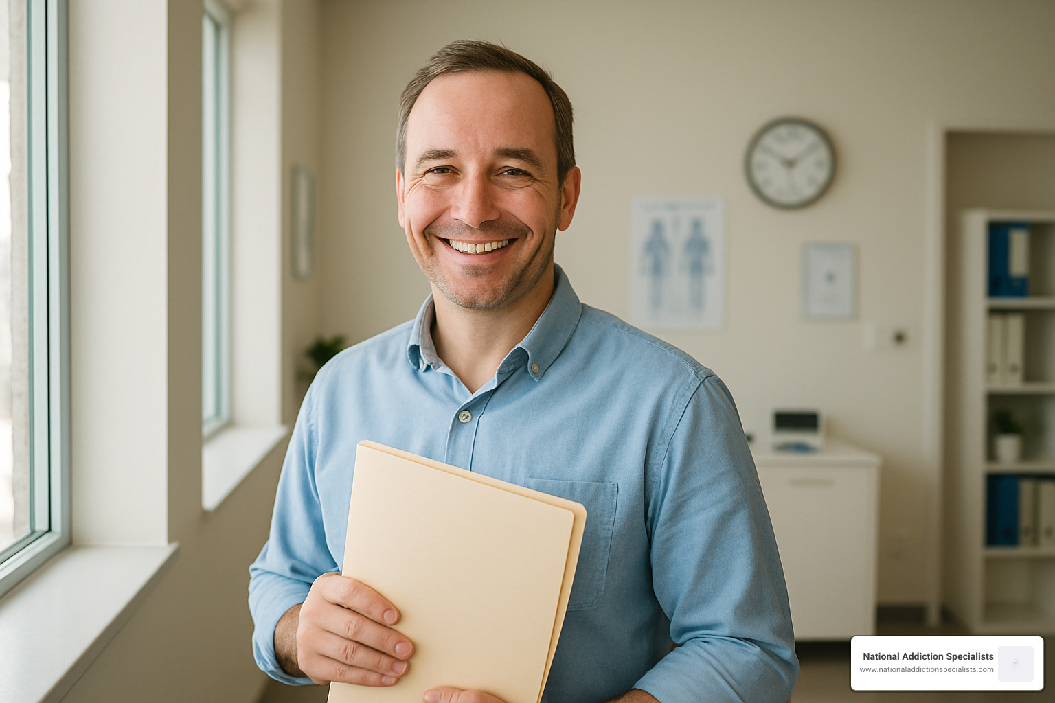 Patient completing treatment looking hopeful - Medicaid suboxone treatment
