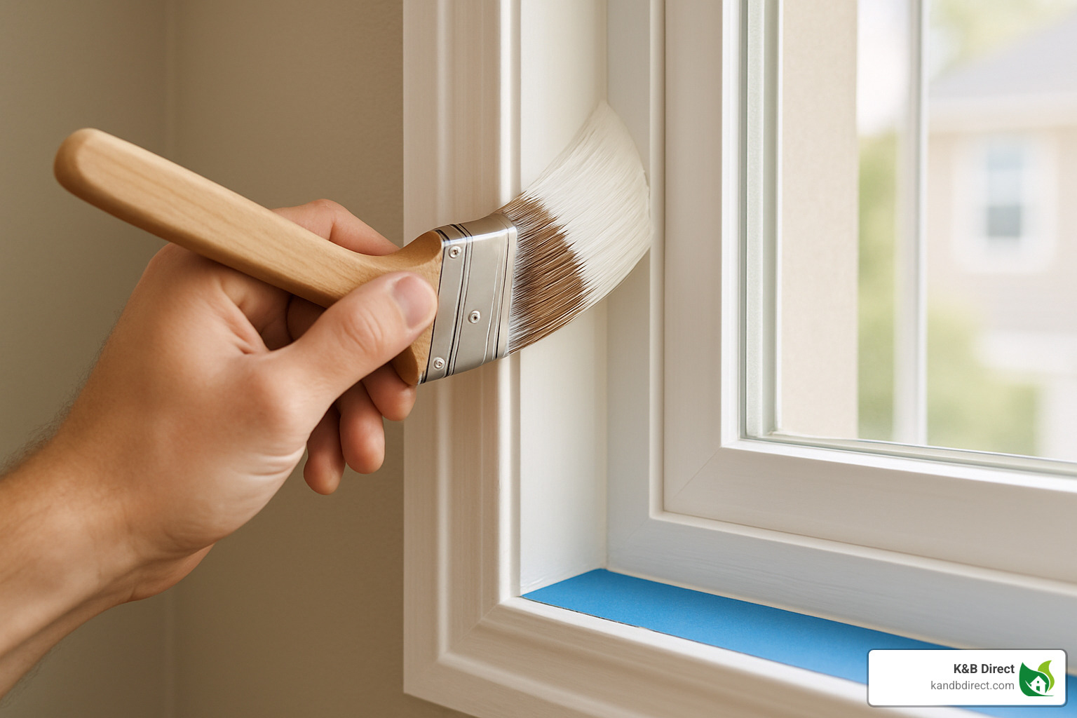 finishing window trim with paint - window trim