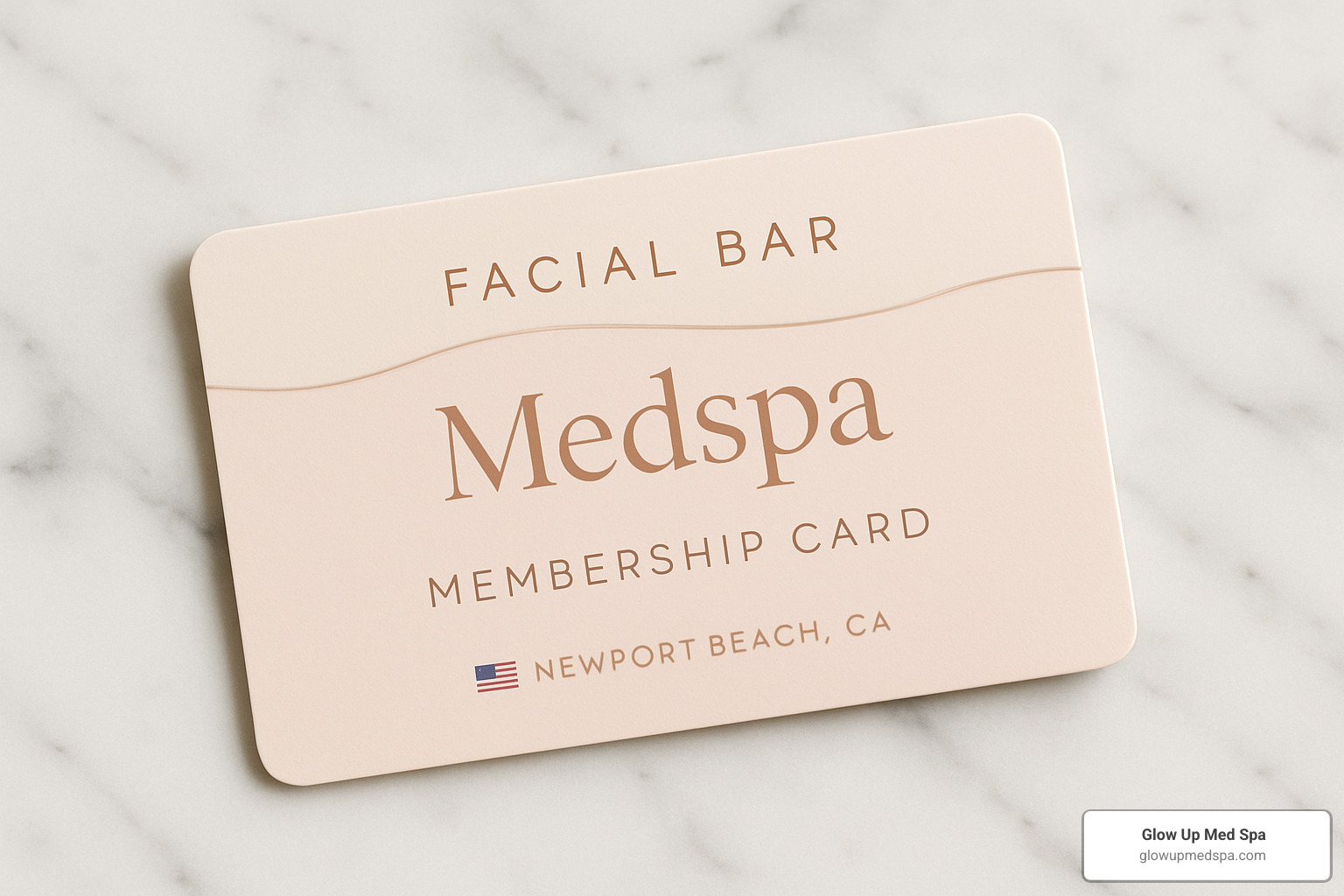 facial bar medspa membership card - facial bar medspa