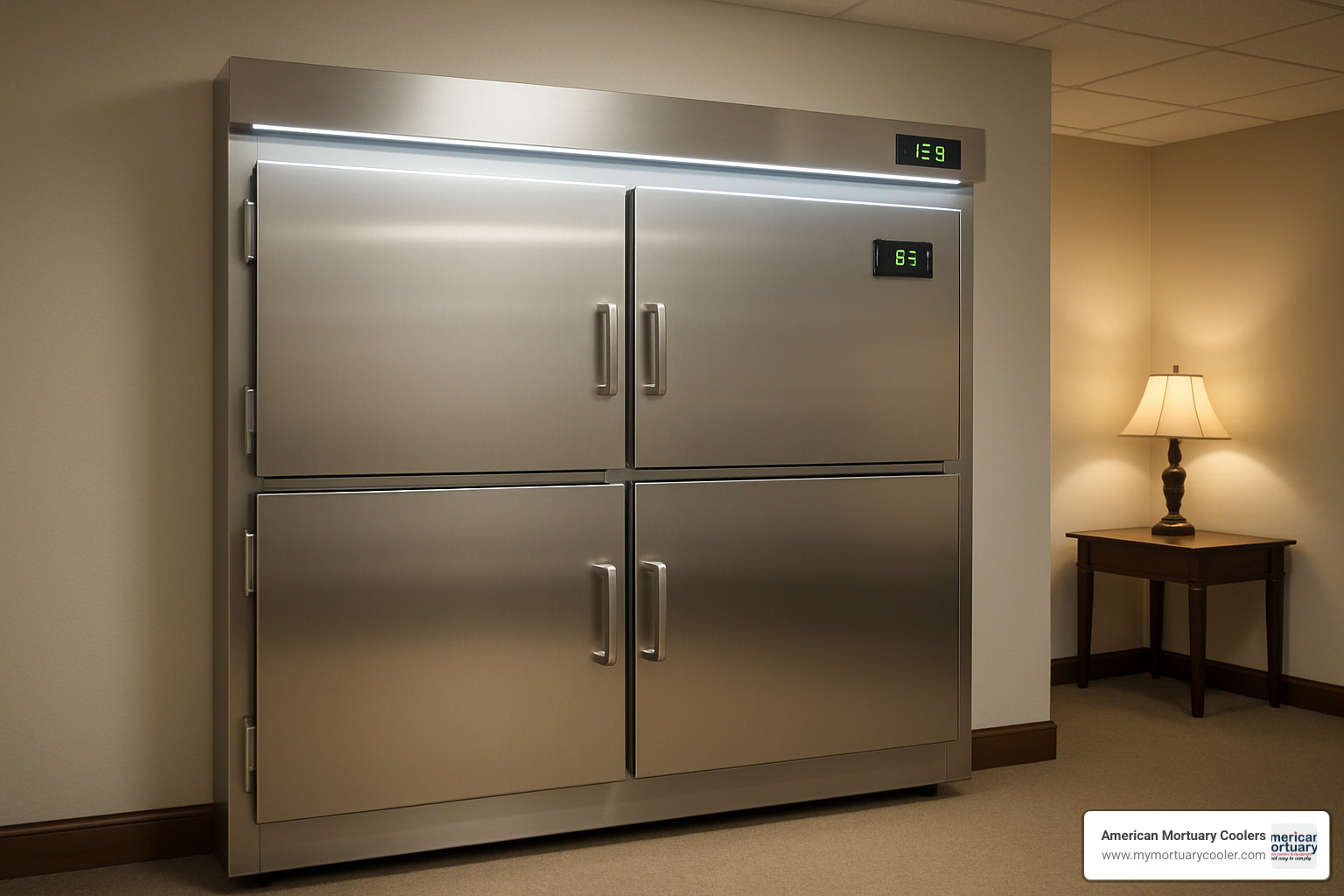 Energy efficient mortuary refrigeration unit - Funeral home refrigeration Energy efficient mortuary refrigeration unit - Funeral home refrigeration