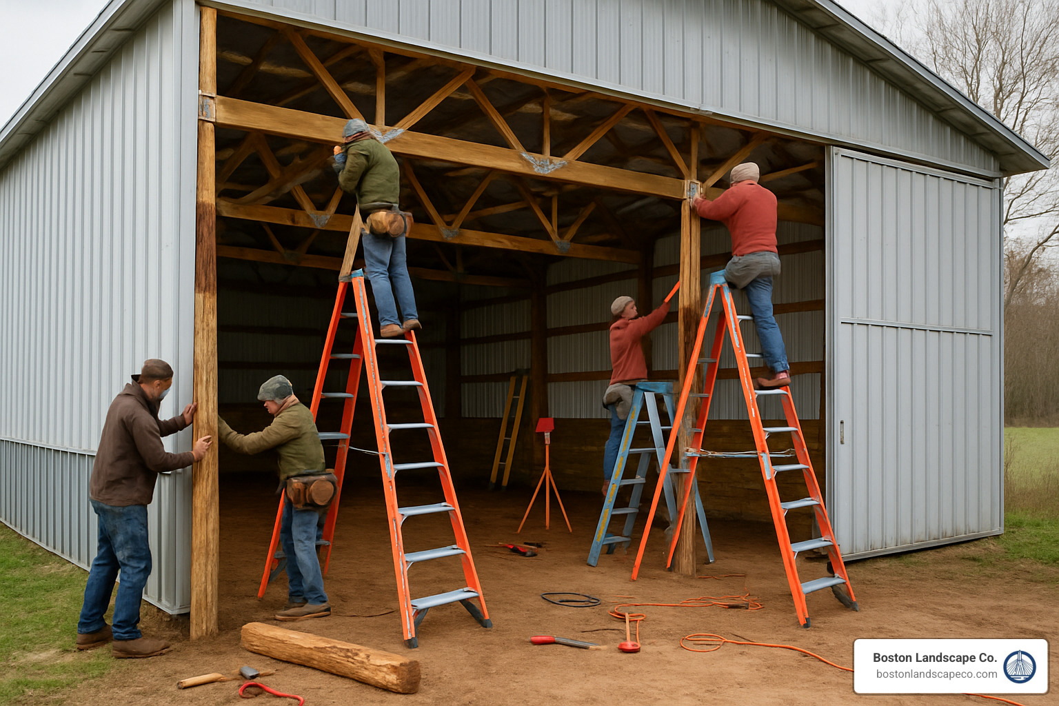 pole barn repair - building repair