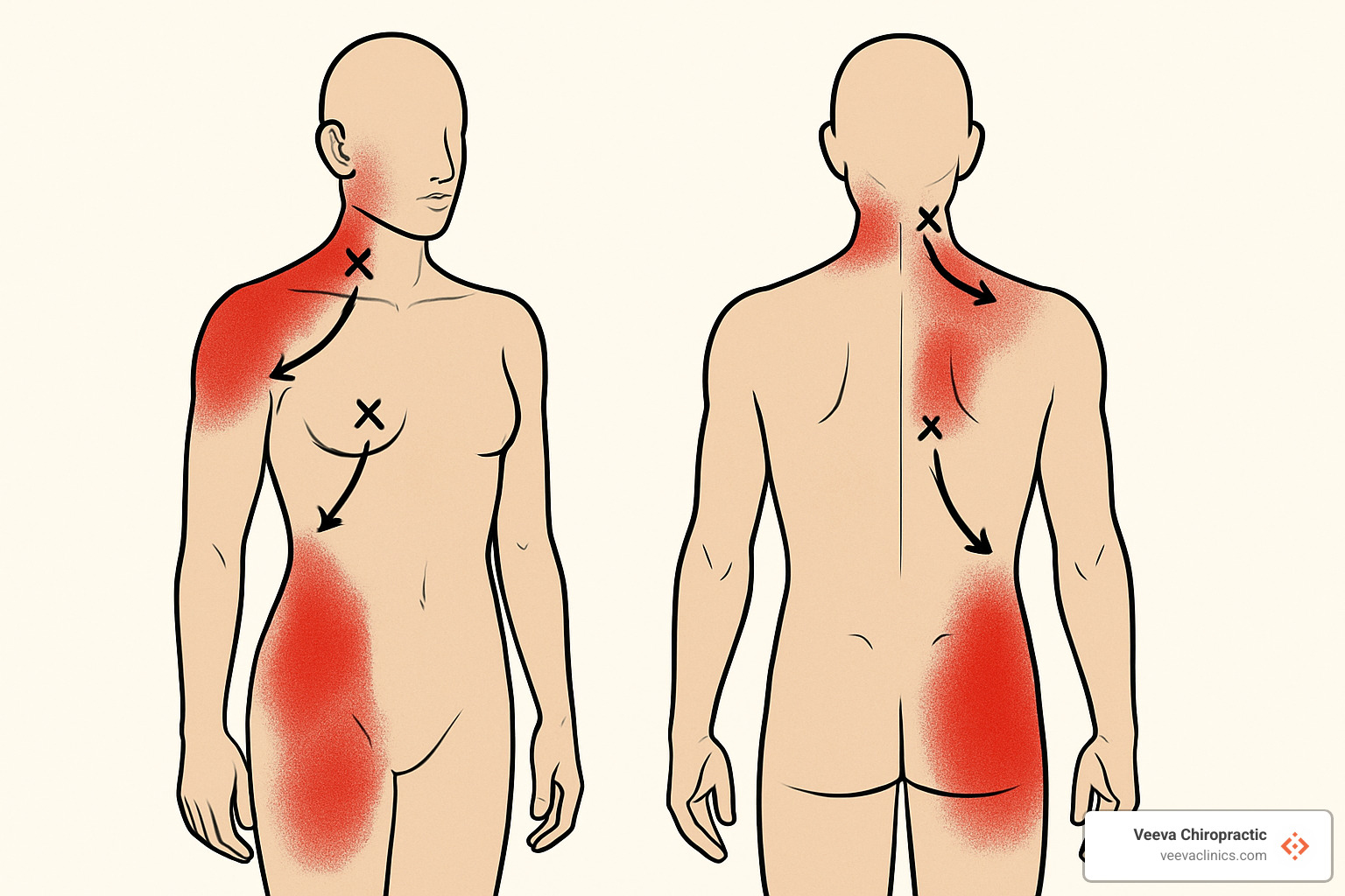 trigger point therapy referral patterns - neuromuscular massage therapy