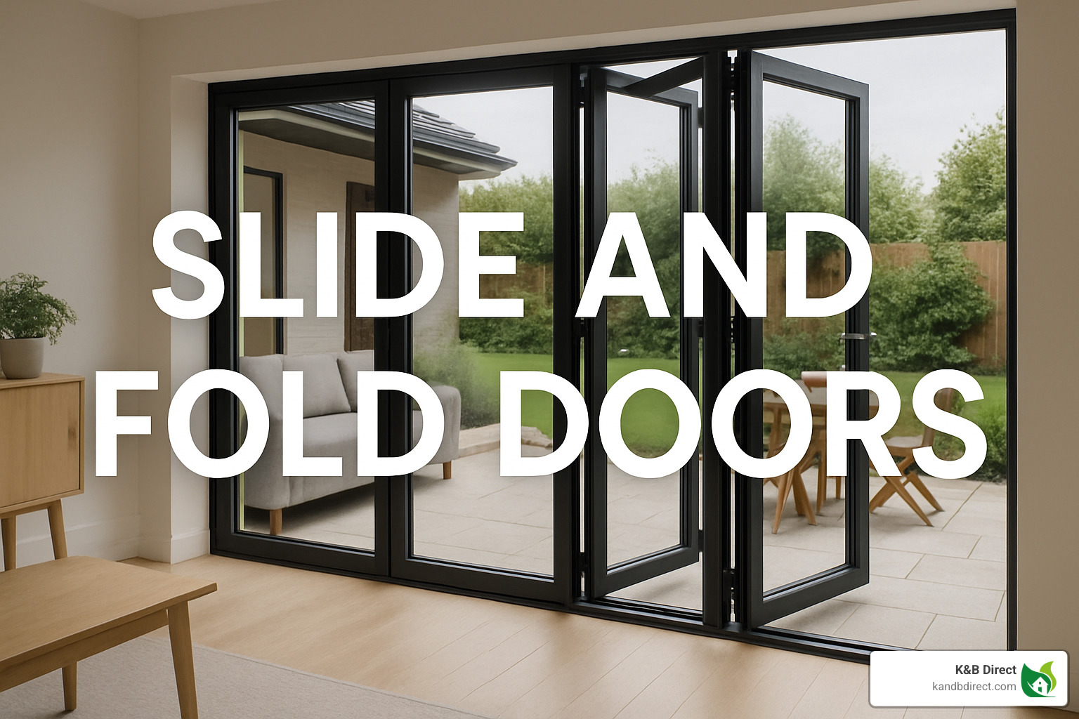 smart home dashboard controlling bifold doors - slide and fold doors