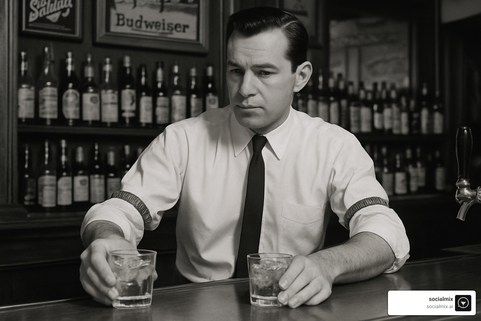 vintage sleeve garters - modern male bartender fashion
