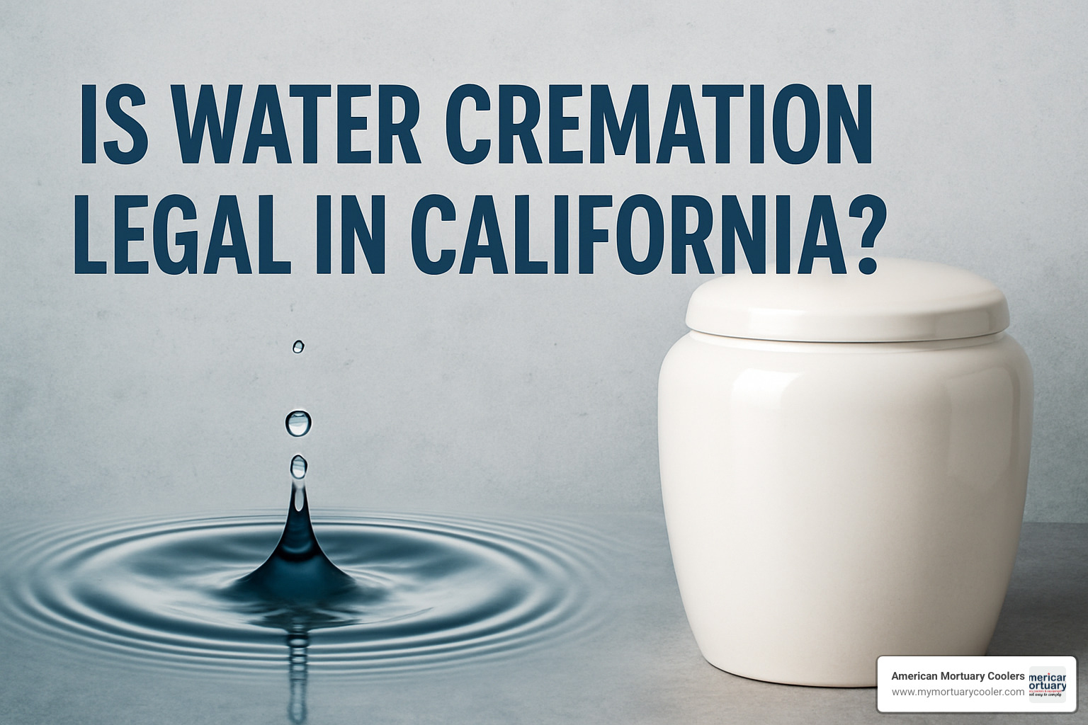 alkaline hydrolysis chamber - is water cremation legal in california